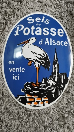 Plaque émaillée sels - émaillée,